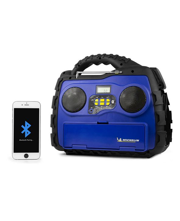 Michelin MultiFunction Portable Power Source Xr1 1000 Watt Jump Starter with Air Compressor and