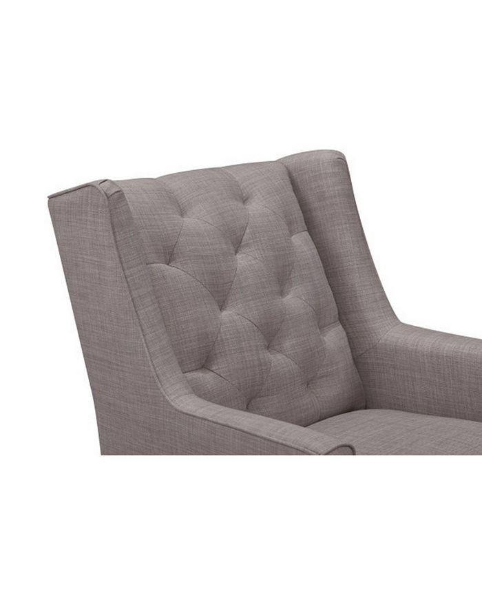 Million Dollar Baby Classic Sadie Swivel Glider With Storage Ottoman Macy's