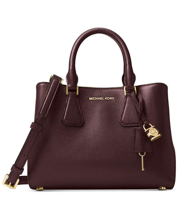 Michael Kors Camille Small Leather Satchel & Reviews - Handbags &  Accessories - Macy's