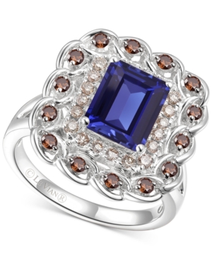 image of Le Vian Multi-Gemstone (2-5/8 ct. t.w.) Statement Ring in 14k White Gold