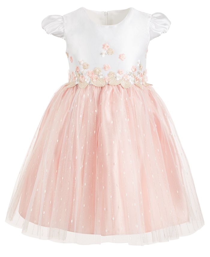 Bonnie Jean Little Girls Embroidered Ballerina Dress - Macy's