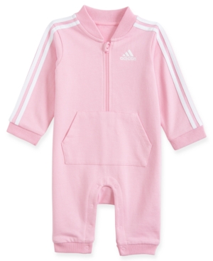 Adidas Originals Adidas Baby Boys French Terry Coverall In Light