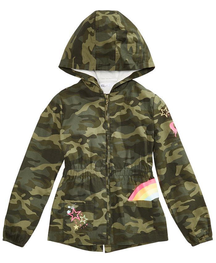 Epic Threads Big Girls Cotton Hooded Camo Jacket, Created for Macy's ...