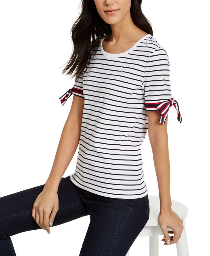 tommy hilfiger striped top womens