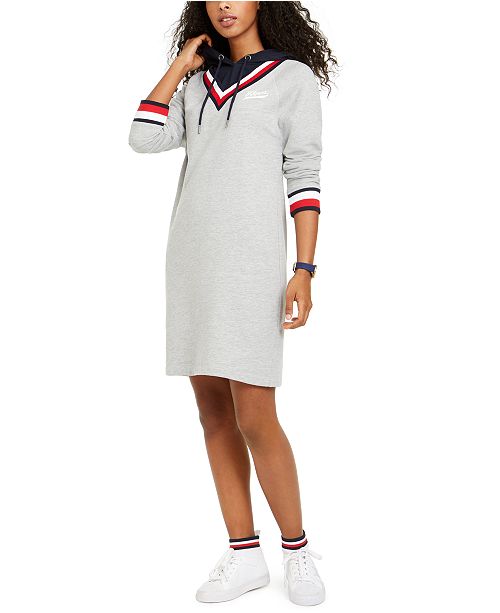 Tommy Hilfiger Layered Look Hoodie Sweatshirt Dress Reviews