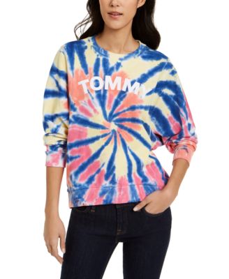 tommy hilfiger tie dye sweatshirt