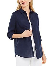 Women's Linen Shirt, Created for Macy's