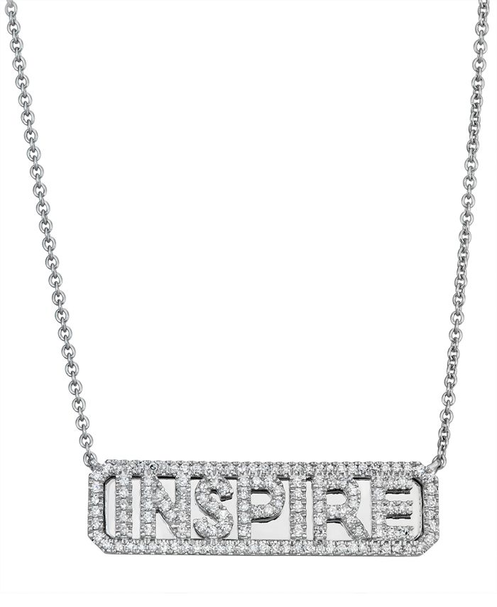 Serena williams heart deals shaped diamond necklace