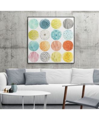 Giant Art 20" x 20" Pattern Pop I Art Block Framed Canvas