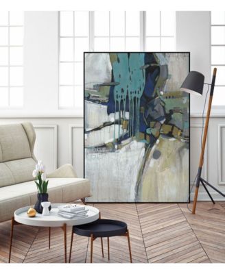 28" x 22" Separation II Art Block Framed Canvas