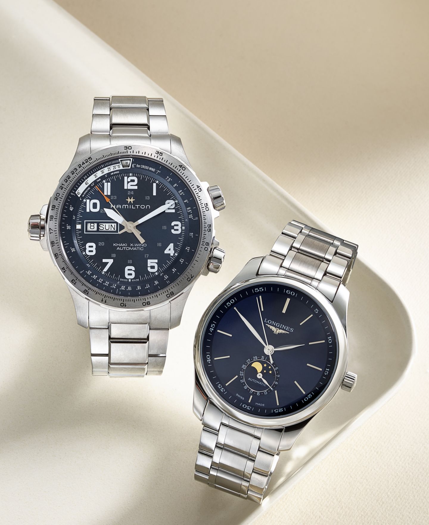 Мужские часы Longines Swiss Automatic Master Stainless Steel Bracelet Watch 40mm — фото 2