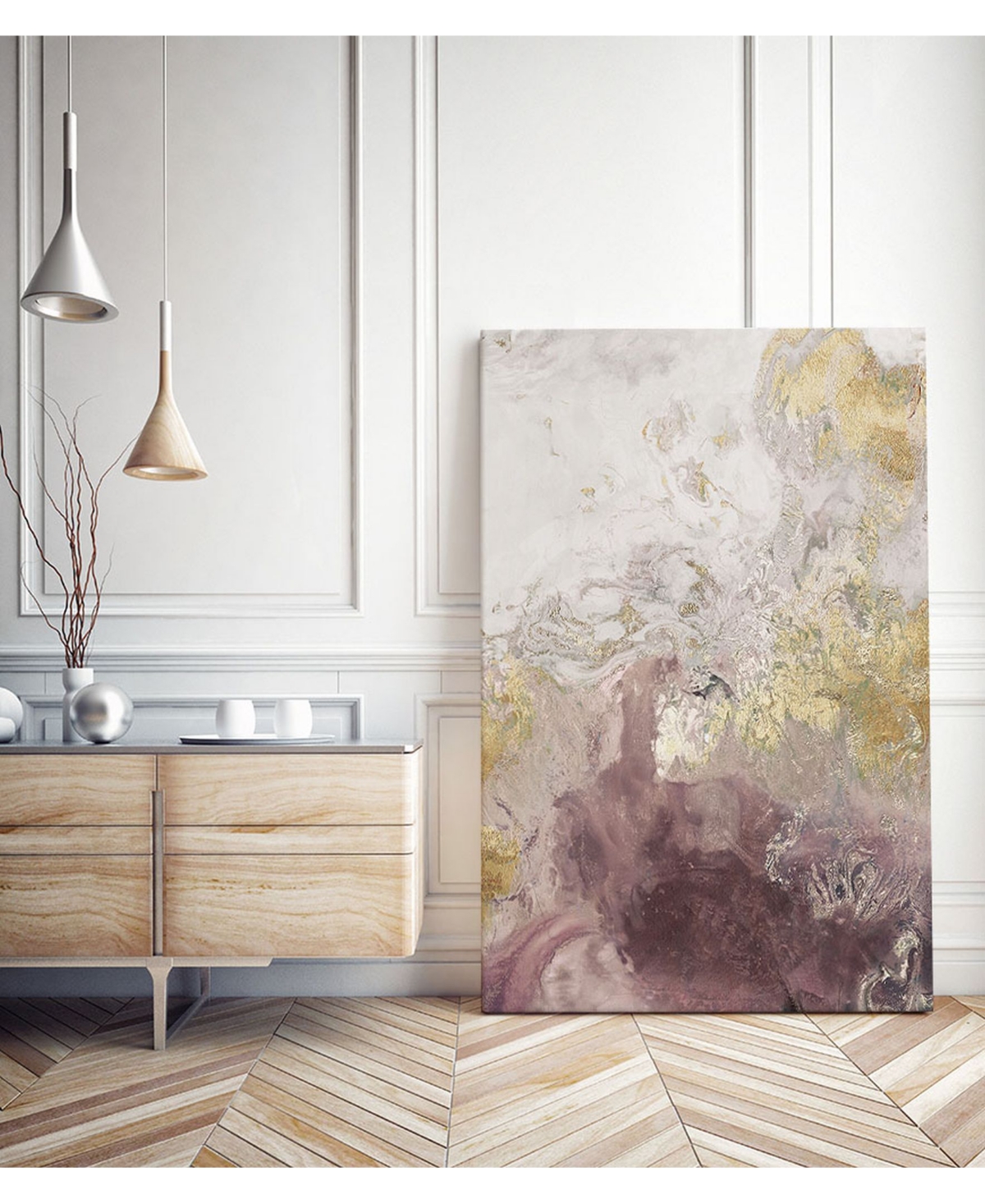 Giant Art 32" x 24" Ocean Splash Ii Version Museum Mounted Canvas Print