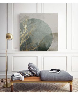 20" x 20" Mid Night I Museum Mounted Canvas Print