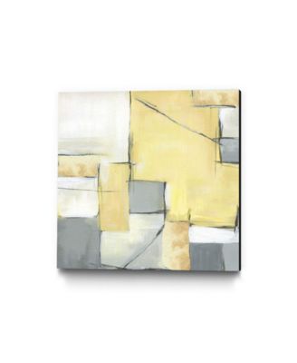 20" x 20" Golden Abstract II Museum Mounted Canvas Print