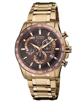 citizen men's rose gold watches