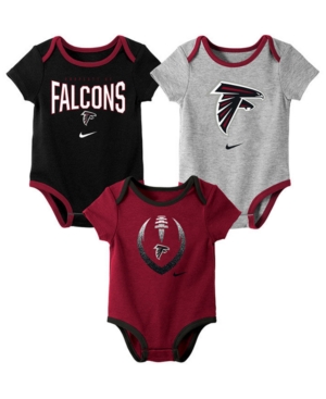 Nike Baby Atlanta Falcons Icon 3 Pack Bodysuit Set
