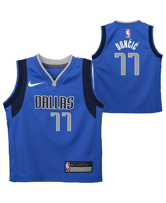 Nike Little Boys Luka Doncic Dallas Mavericks Icon Replica Jersey - Blue