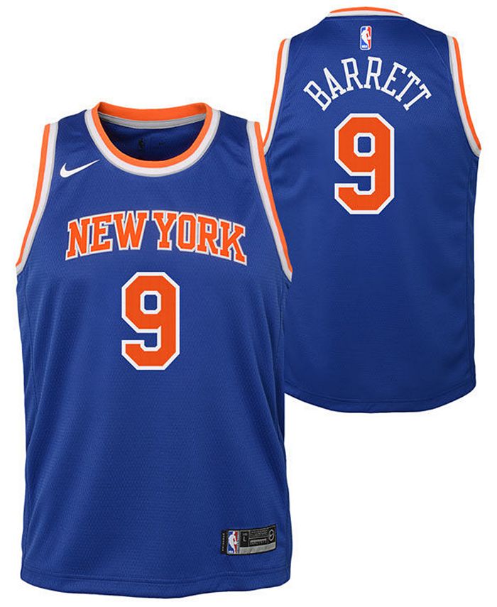 Big Boys and Girls RJ Barrett New York Knicks Icon Swingman Jersey