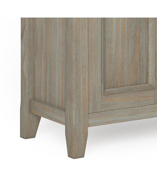 Simpli Home Amherst Low Storage Cabinet Reviews Furniture Macy S