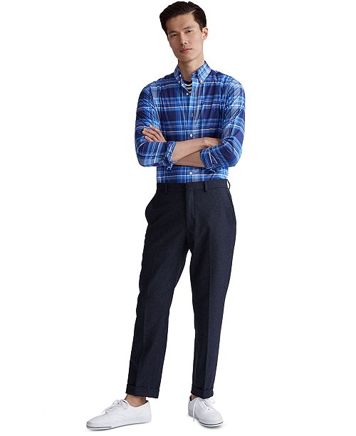Polo Ralph Lauren Men S Slim Fit Stretch Poplin Button Down Shirt