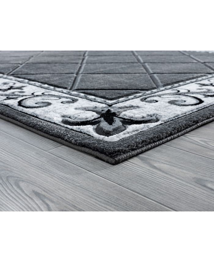 Asbury Looms Bristol Altamont 2050 10972 912 Gray 7'10" x 10'6" Area