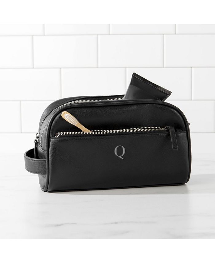 Cathy's Concepts Personalized Faux Leather Double Zipper Dopp Kit Macy's