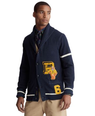 Polo Ralph Lauren Men's Varsity-Inspired Cardigan & Reviews - Sweaters ...