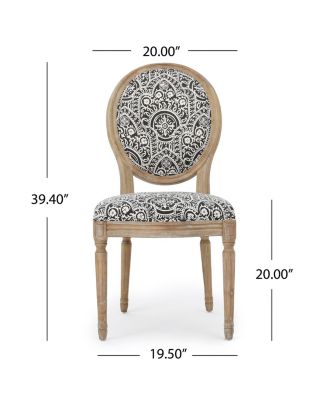 Noble House Phinnaeus Dining Chair (Set Of 2) - Macy's