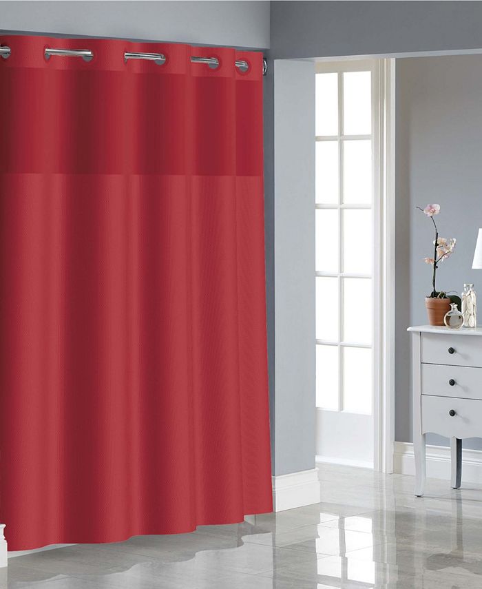 Hookless Basketweave Shower Curtain with Peva Liner Macy's