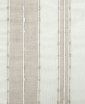 Archaeo Textured Stripe 52" X 84" Cotton Curtain Panel - Macy's