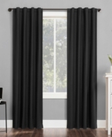 Sun Zero Cyrus Thermal Blackout Back Tab Curtain Panel, 84