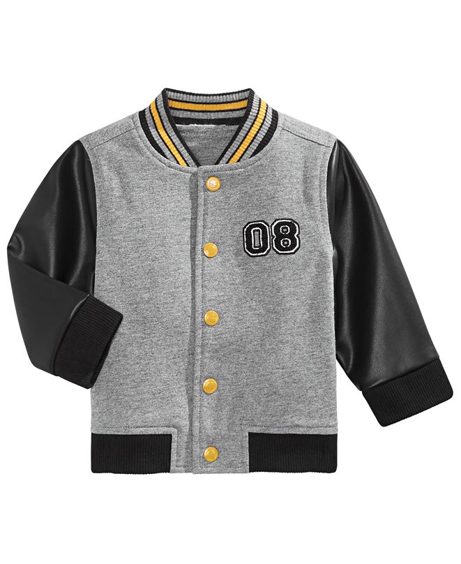 First Impressions Baby Boys Cotton Bomber Jacket, Created for Macy's ...