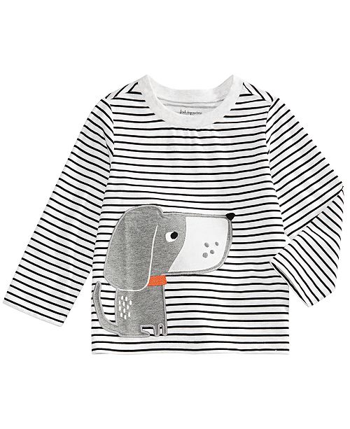 Baby Boys Striped Dog Print T Shirt Created For Macy S