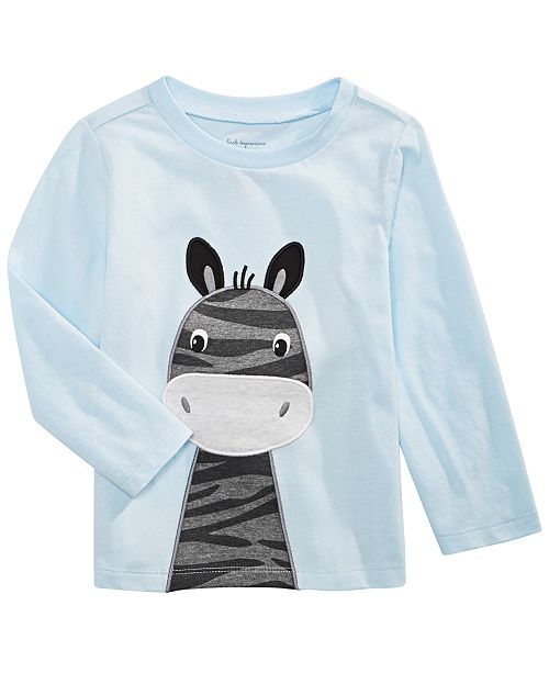 Baby Boys Zebra Print Cotton T Shirt Created For Macy S