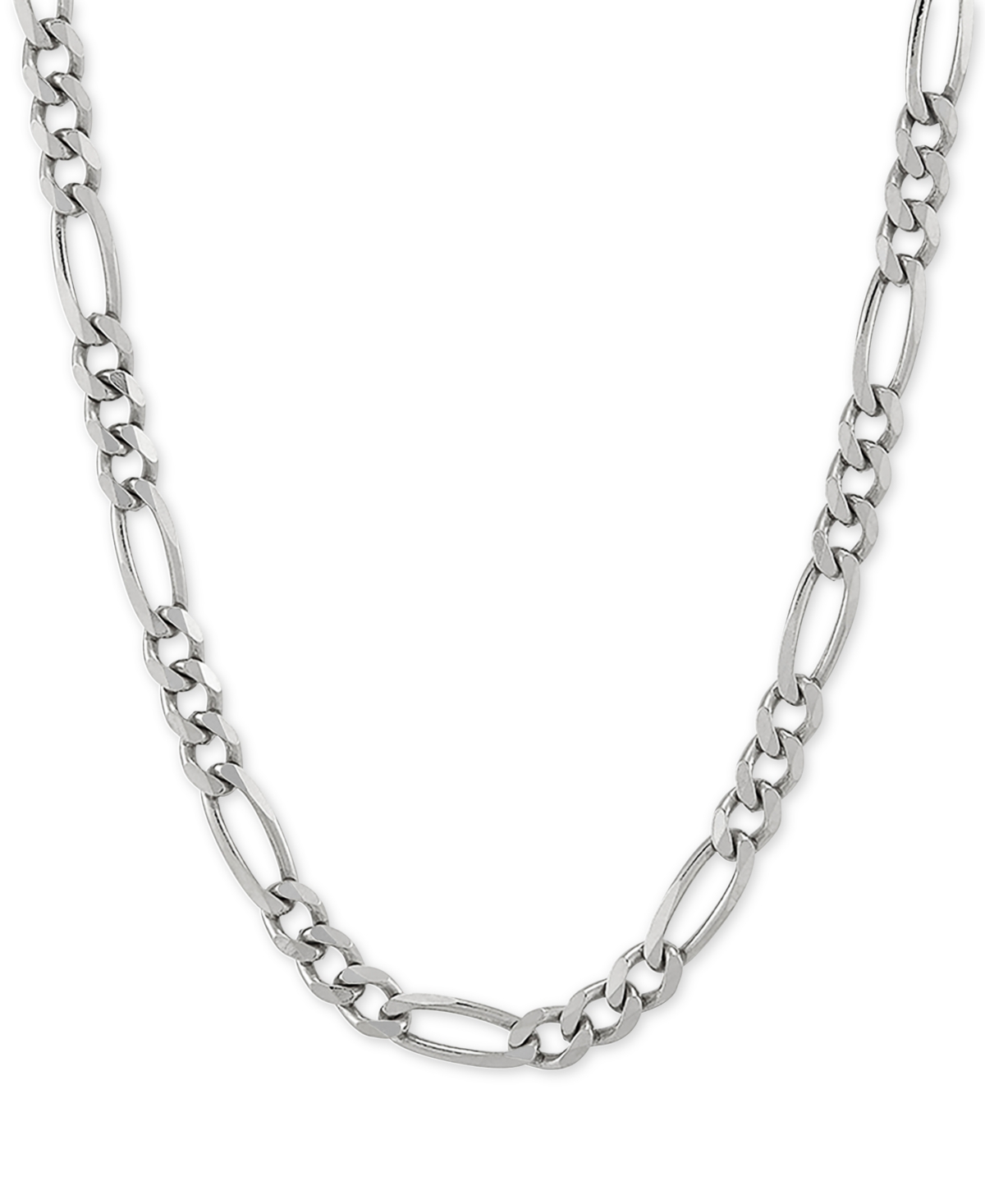 Figaro Link Chain 18" Necklace (4-1/3mm) in Sterling Silver - Silver