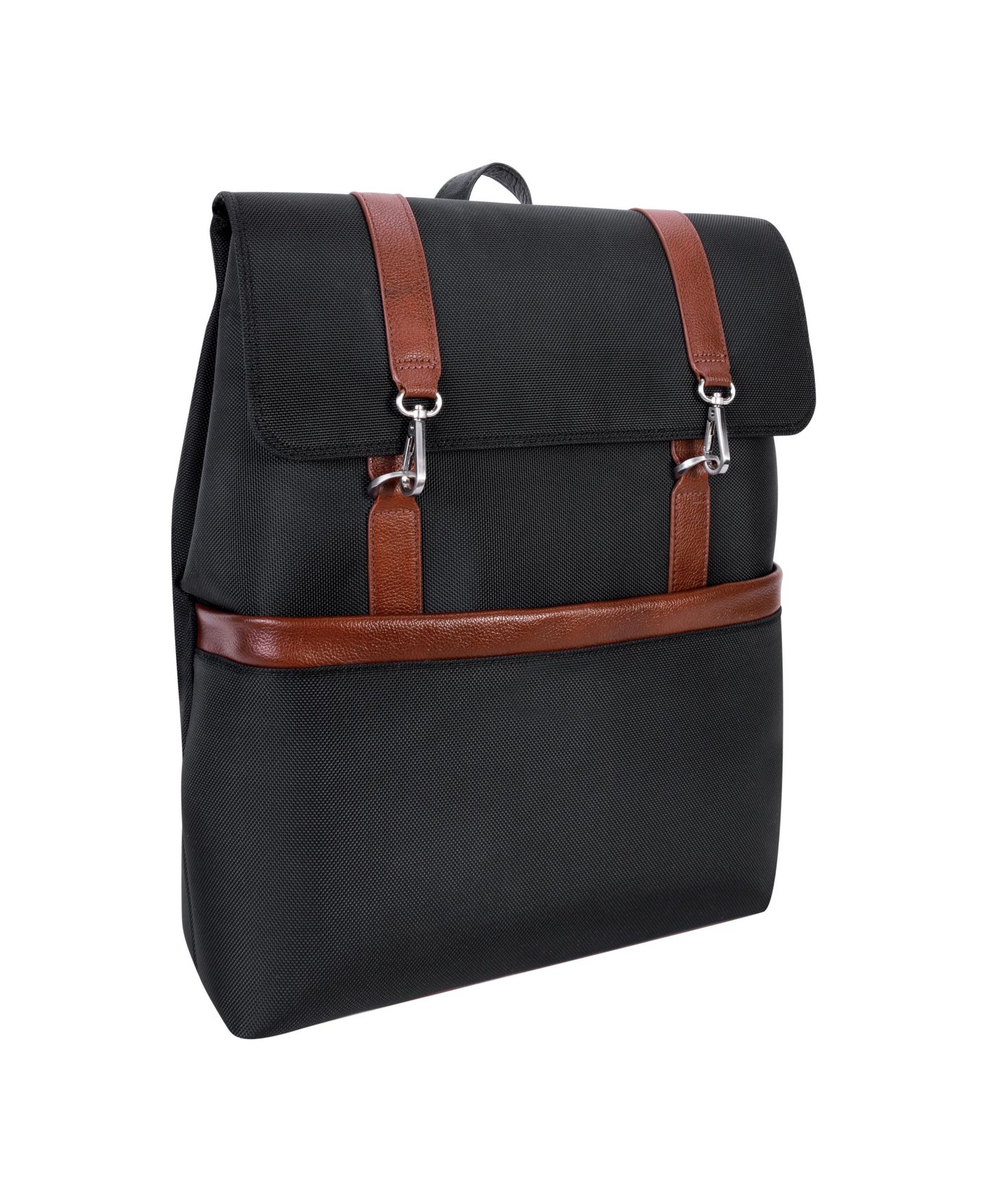 Рюкзак McKlein Element 17" Nylon Flap-Over Laptop Tablet, цвет: Чёрный — фото 1