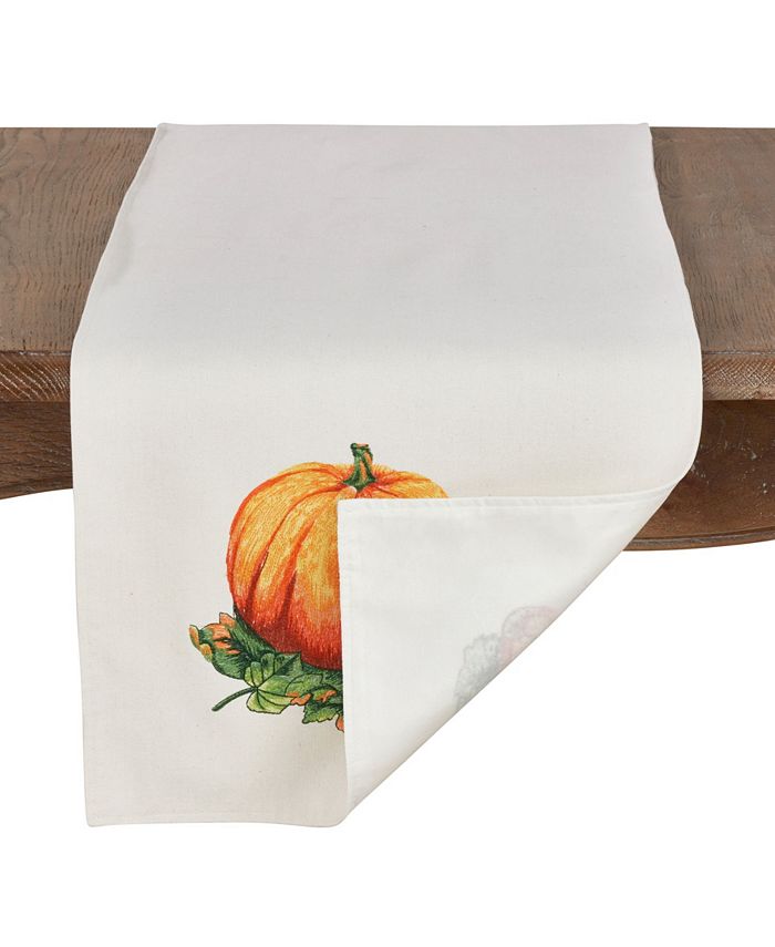 Saro Lifestyle Decorative Pumpkin Table Runner Macy's