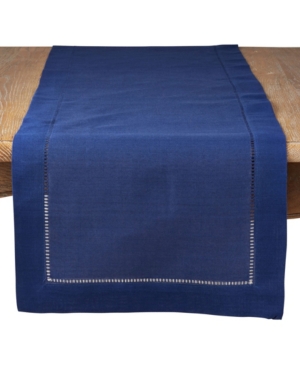 Saro Lifestyle Classic Hemstitch Border Table Runner 16