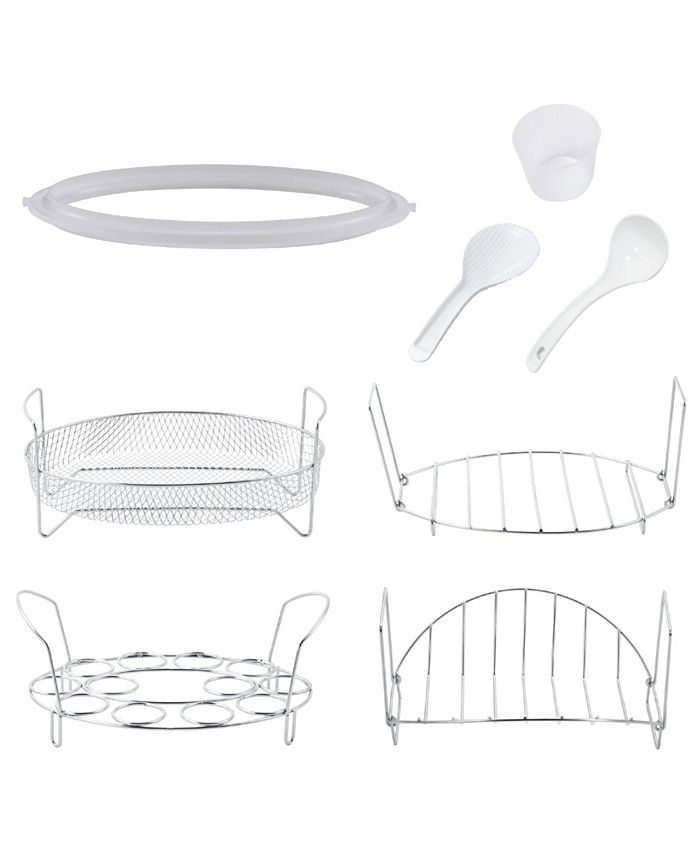 GoWISE USA 9.5 Quart Ovate Series Pressure Cooker with Accessories Macy's