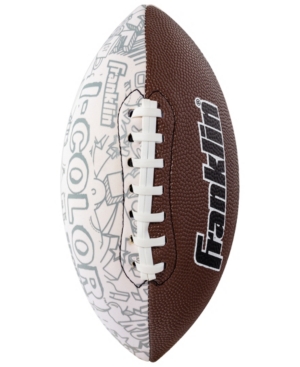 Franklin Sports I - Color Mini Football With 10 Marking Pens In Multi
