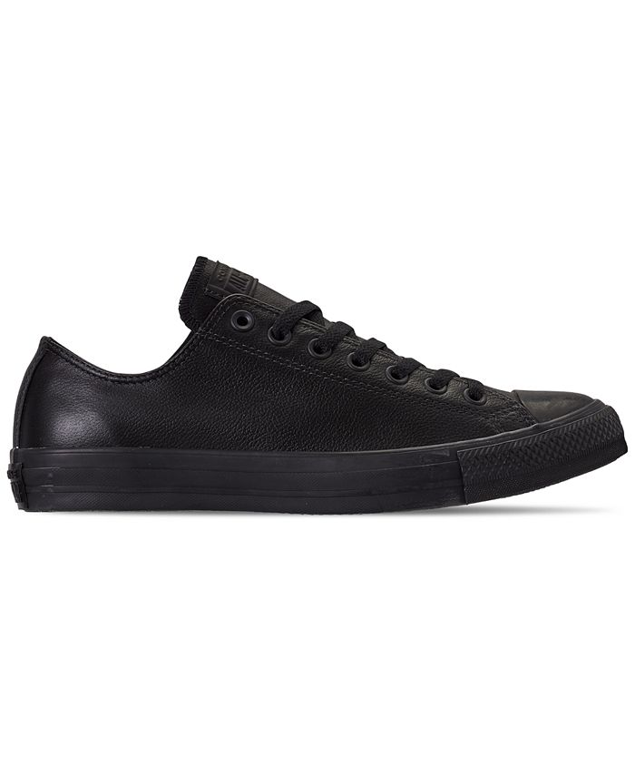 Converse Men's Chuck Taylor All Star Leather Low Top Casual Sneakers ...
