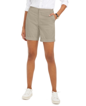 Charter Club Charter Club Twill Casual Shorts Created For Macy S From Macys Com Shefinds