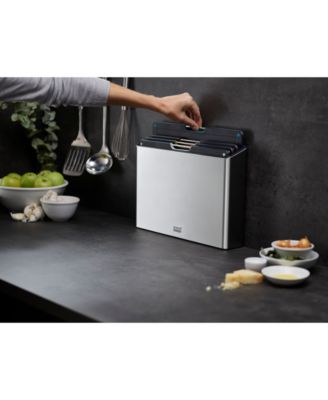 Folio Stainless Steel 4-Pc. Chopping Board Set in Case