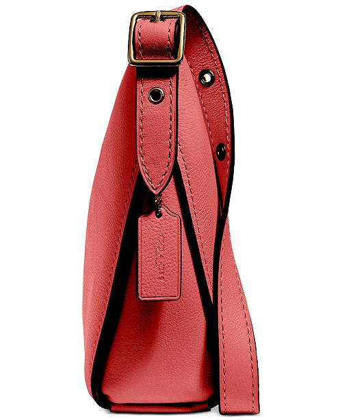 COACH Crossbody Dufflette in Refined Leather & Reviews Handbags