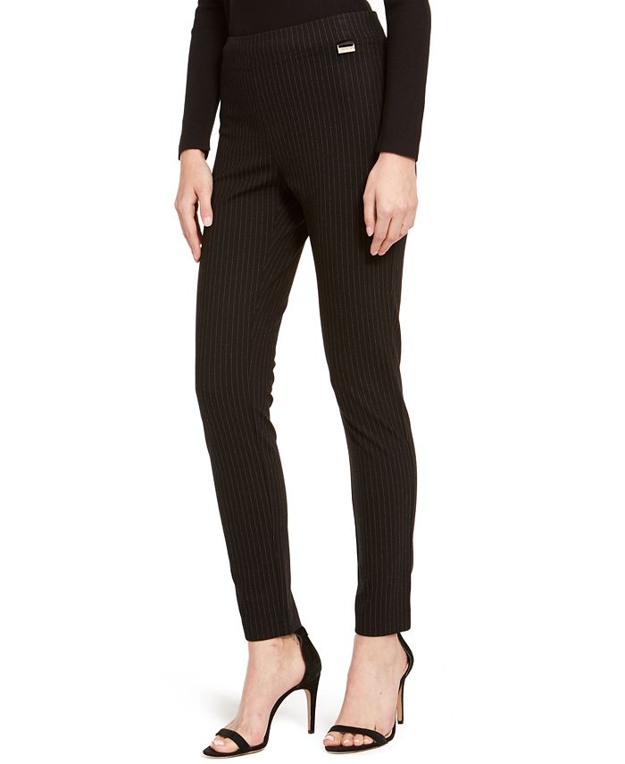 pinstripe leggings