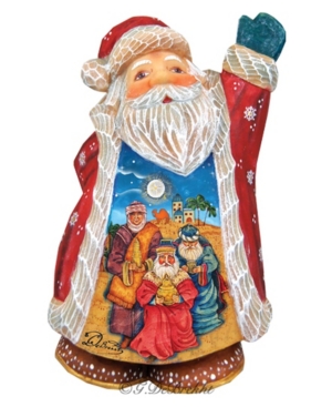 G.debrekht Three Kings Santa Figurine In Multi