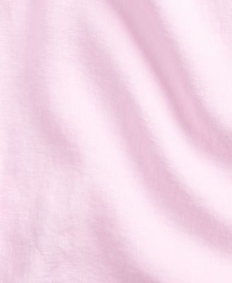 Men's Short-Sleeve Linen Button-Up