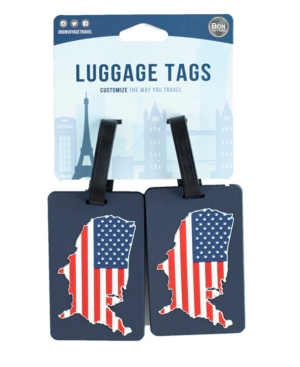 Bon Voyage City Themed 2-Pc Luggage Tag Set