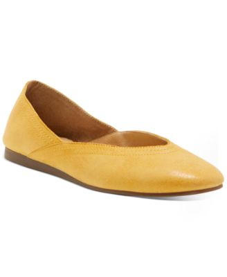 lucky brand yellow flats