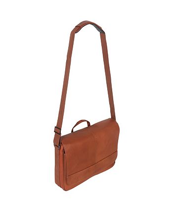 Kenneth Cole Reaction Colombian Leather Crossbody 15.6